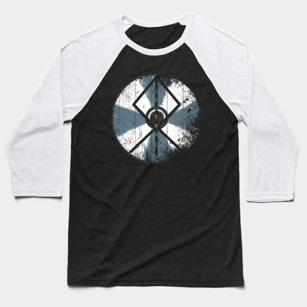 Viking shield of courage Baseball T-Shirt by Trashy_design